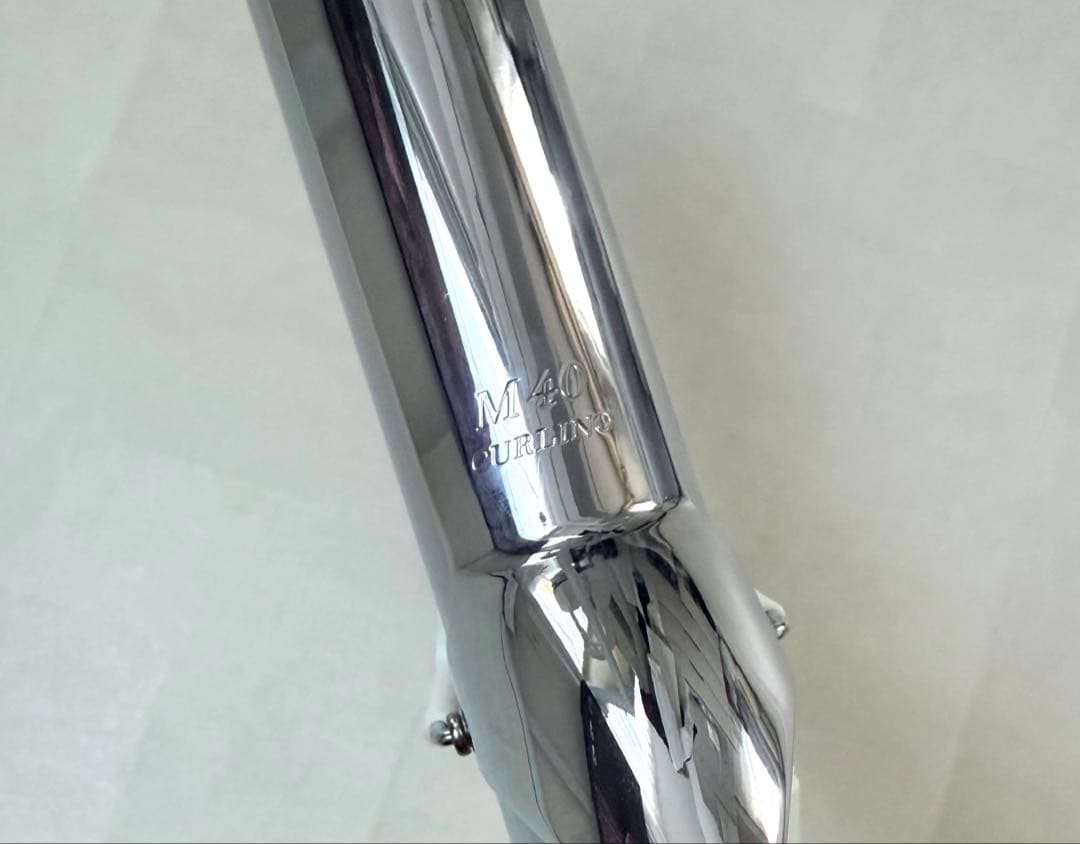 美品 Repit クレイツ スクエアバー 40mm CSB-AG40W 韓国ヘア