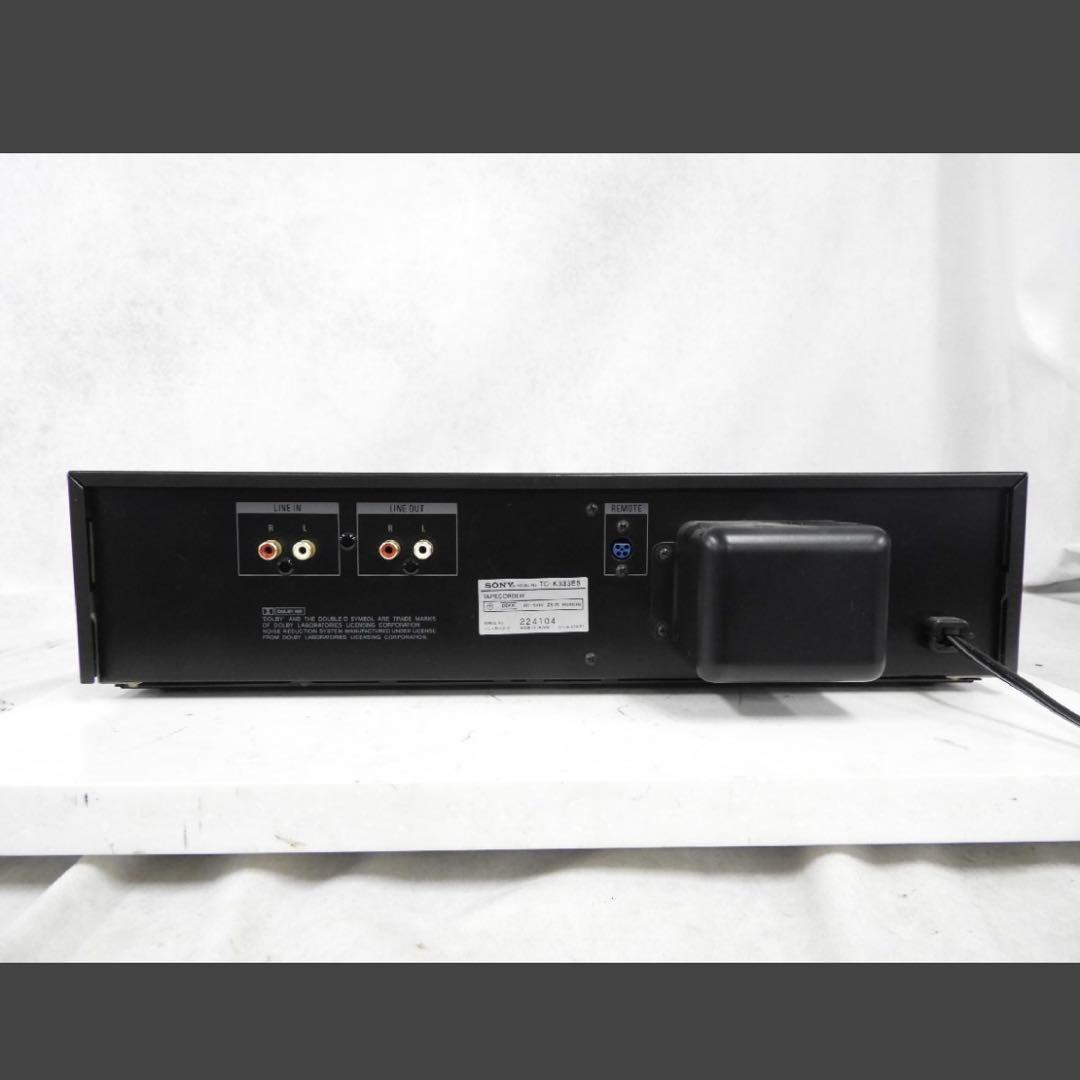 【美品】SONY TC-K333ES ソニー カセットデッキ