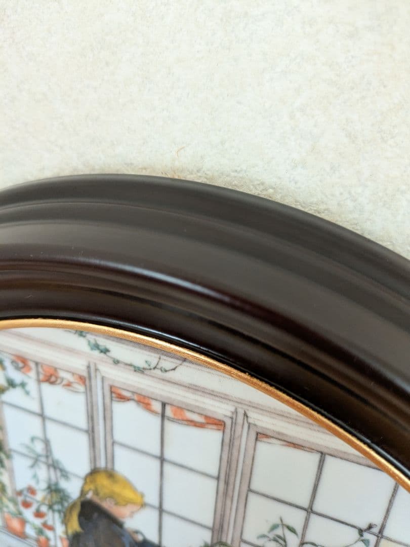 ロイヤルコペンハーゲン カールラーション 陶板名画『窓辺の花』