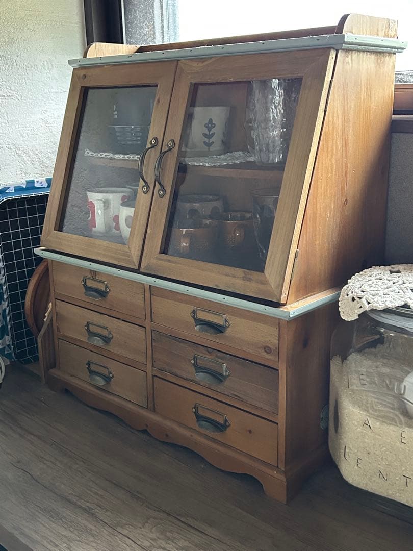 木製キャビネット フレンチ カントリー ブロカント