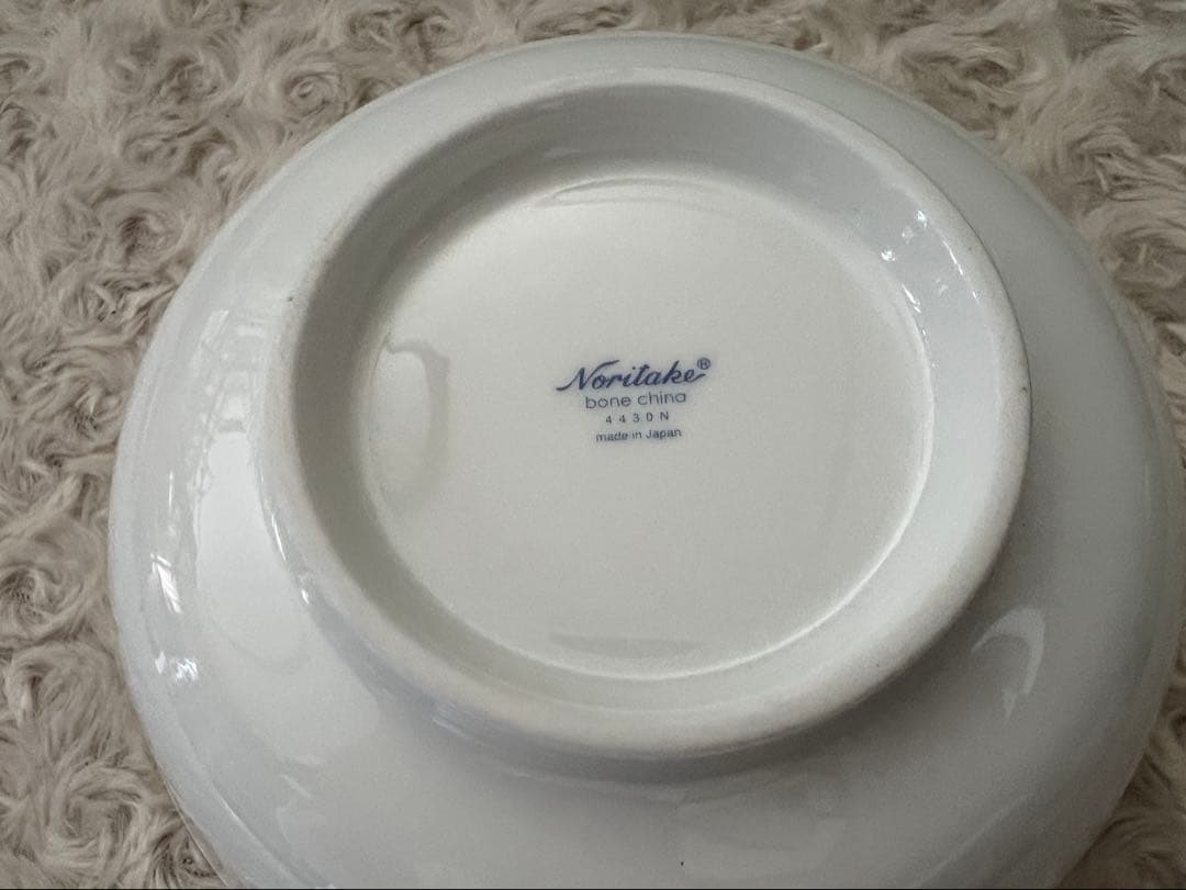 ノリタケ　ボーンチャイナ　オーバルプレート＆ボウルセット〈4枚セット〉4430N