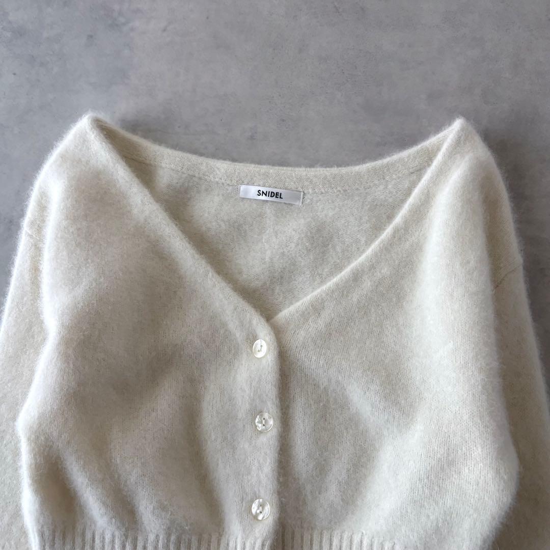 美品♡　スナイデル　フォックスアルパカ　カーディガン＆ノースリタートル　セット