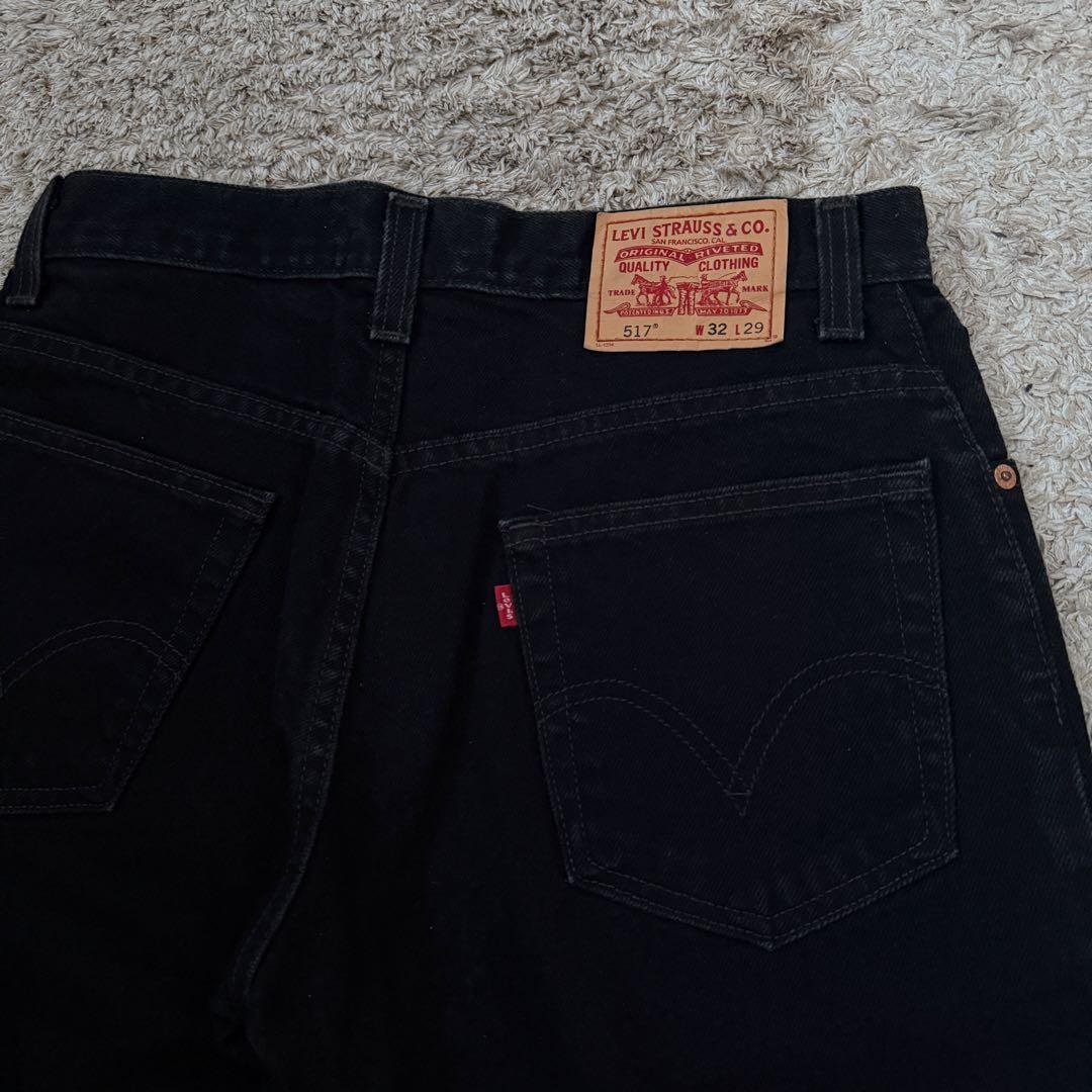 デッドストック リーバイス 517 ブラック メキシコ製 フレア ブーツカット