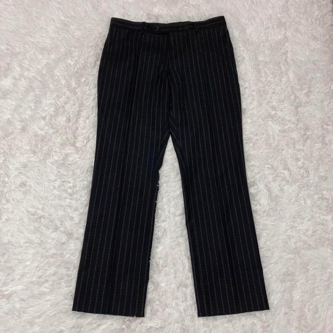 【美品】GUCCI チェーン柄スーツ セットアップ ウール キュプラ