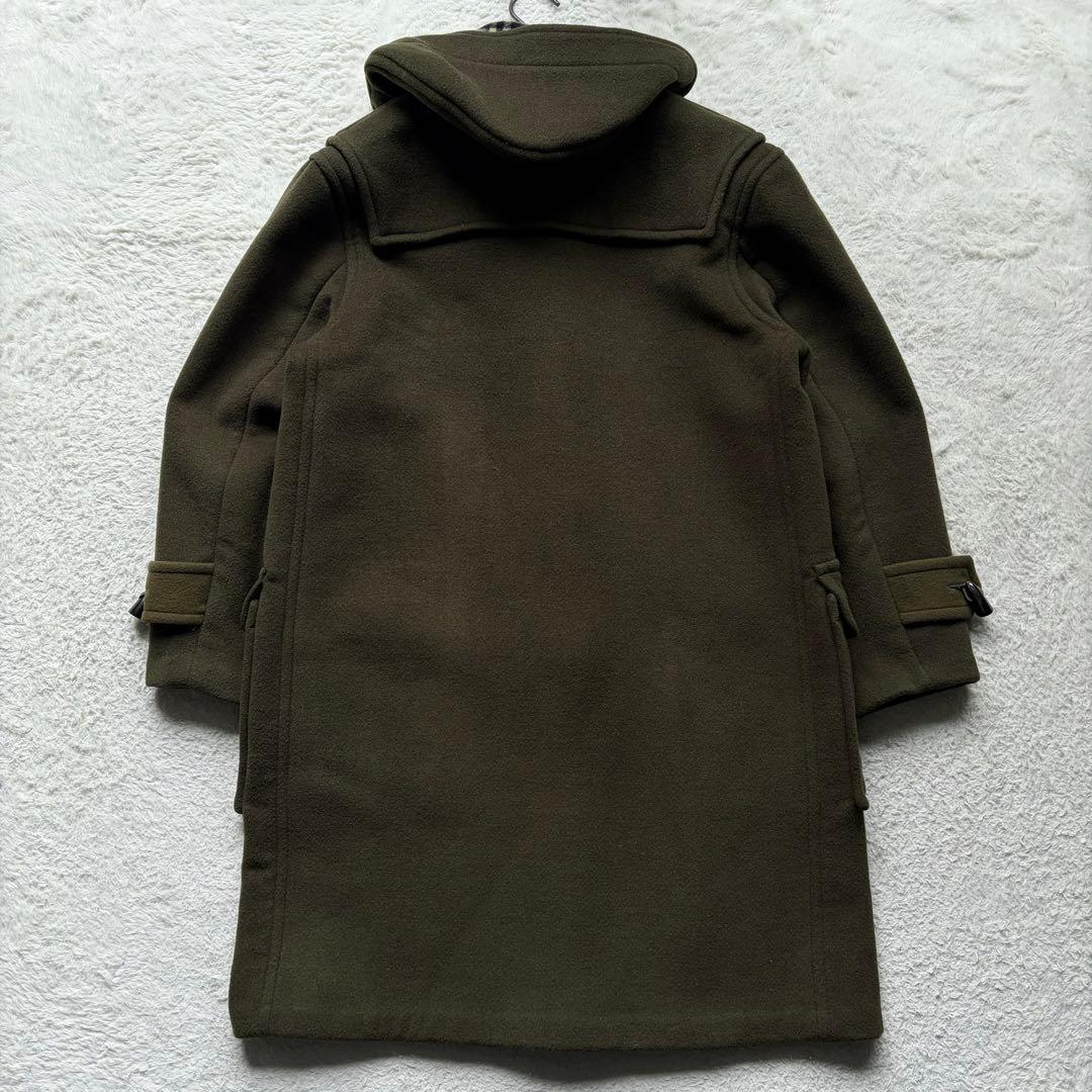 激レアカラー✨バーバリーロンドン ダッフルコート チェック柄 カーキ L 英国製