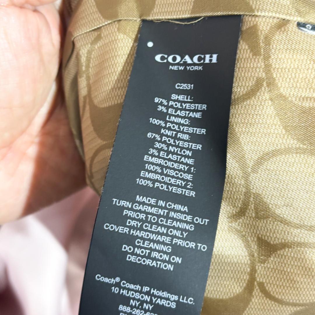 3119 コーチ　COACH　シグネチャー　スカジャン　刺繍ロゴ　ジャケット