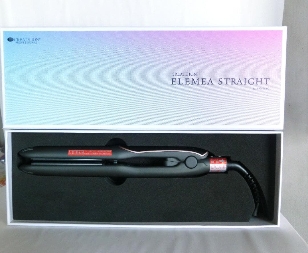 美品★クレイツ　イオン エレメア 　ストレート アイロン 　縮毛矯正　髪質改善