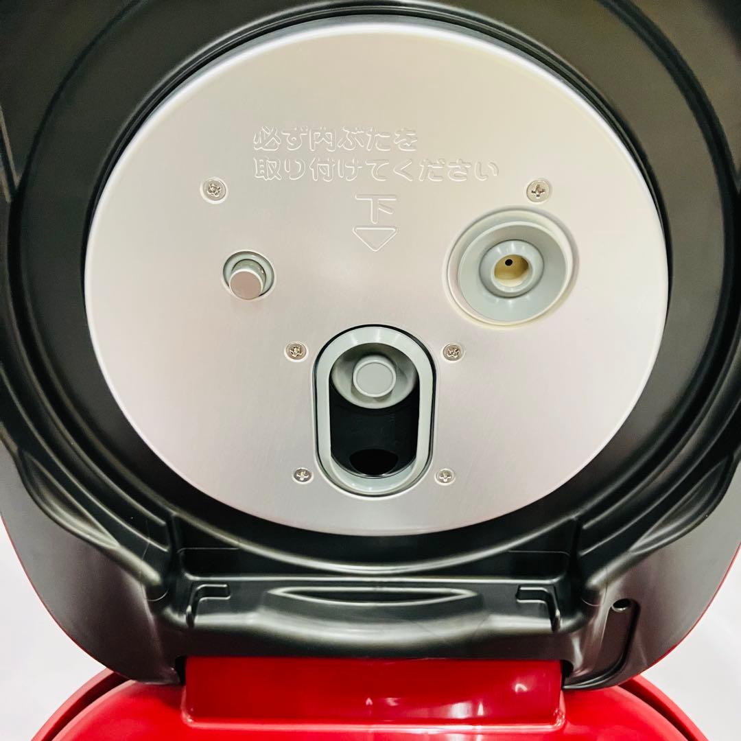 12m86. TOSHIBA RC-10E7VR IH炊飯器 レッド 新品未使用