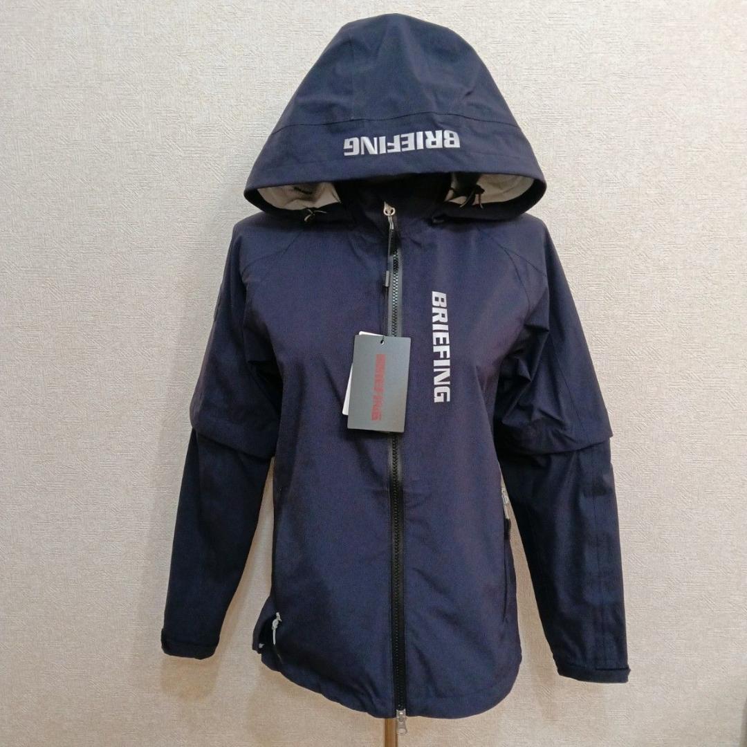 未使用！現行品！ブリーフィング　ゴルフ　レインウェア　紺　フード袖取り外し可