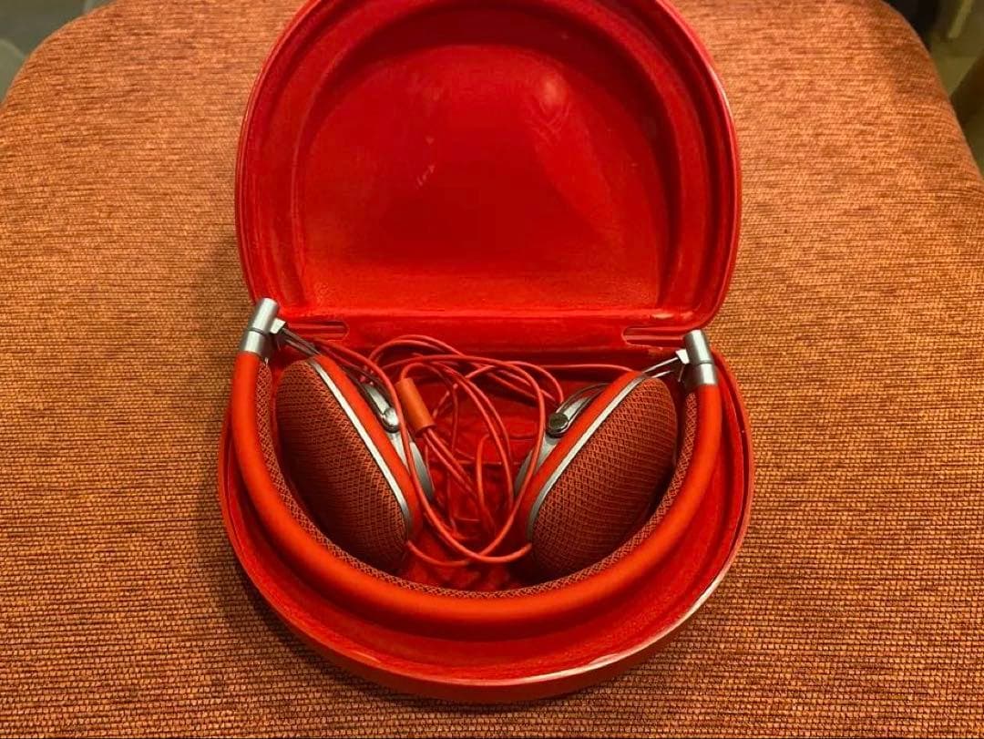 Bowers & Wilkins P3 レッド 有線ヘッドホン