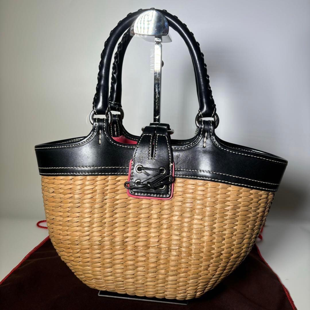 ✨️極美品✨️COACH コーチ かごバッグ ハンド 袋付き