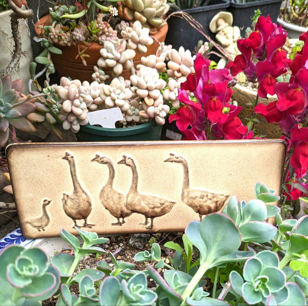 陶板♡アンティーク♪園芸雑貨 ♪プレート ♪タイル♪3枚2700円〜