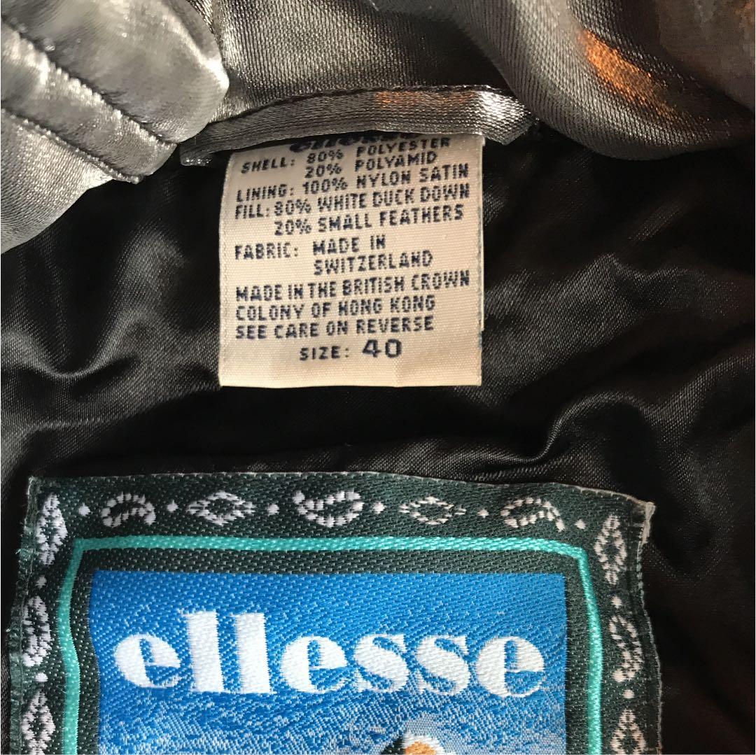 お値下げ♪ ヴィンテージ　エレッセ ダウン スキーウェア 傷あり