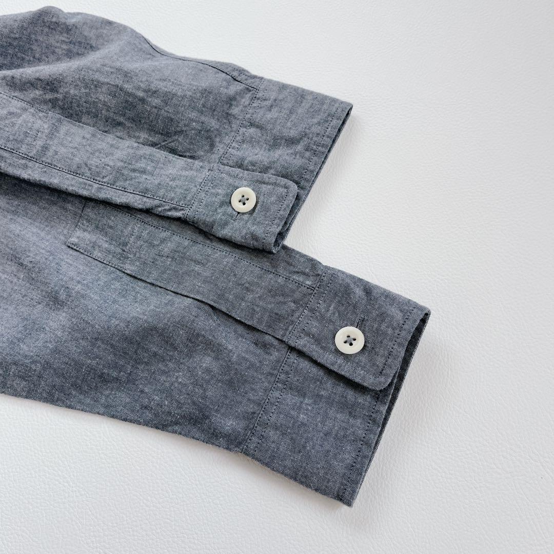 24年モデル✨MHL. バンドカラー　シャツ　コットン　長袖