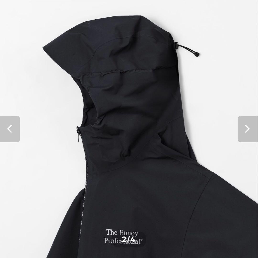 ジャケット・アウター ENNOY 3Layer Shell Hoodie Black L size