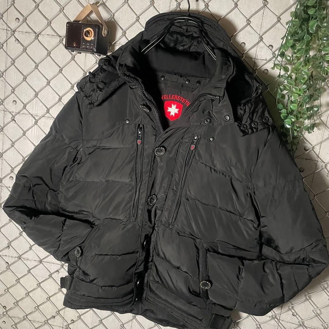 WELLENSTEYN ウェレンステイン ダウンジャケットドイツ製 撥水 黒 L