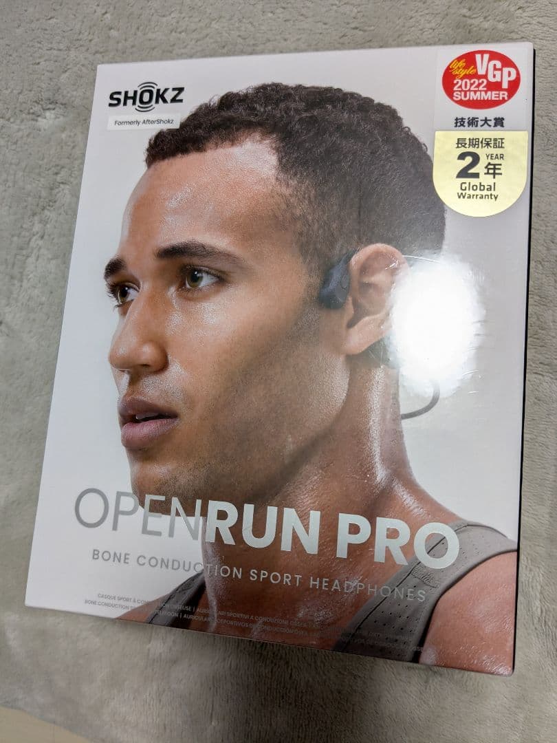 【新品】SHOKZ OPENRUN PRO 骨伝導イヤホン ブラック