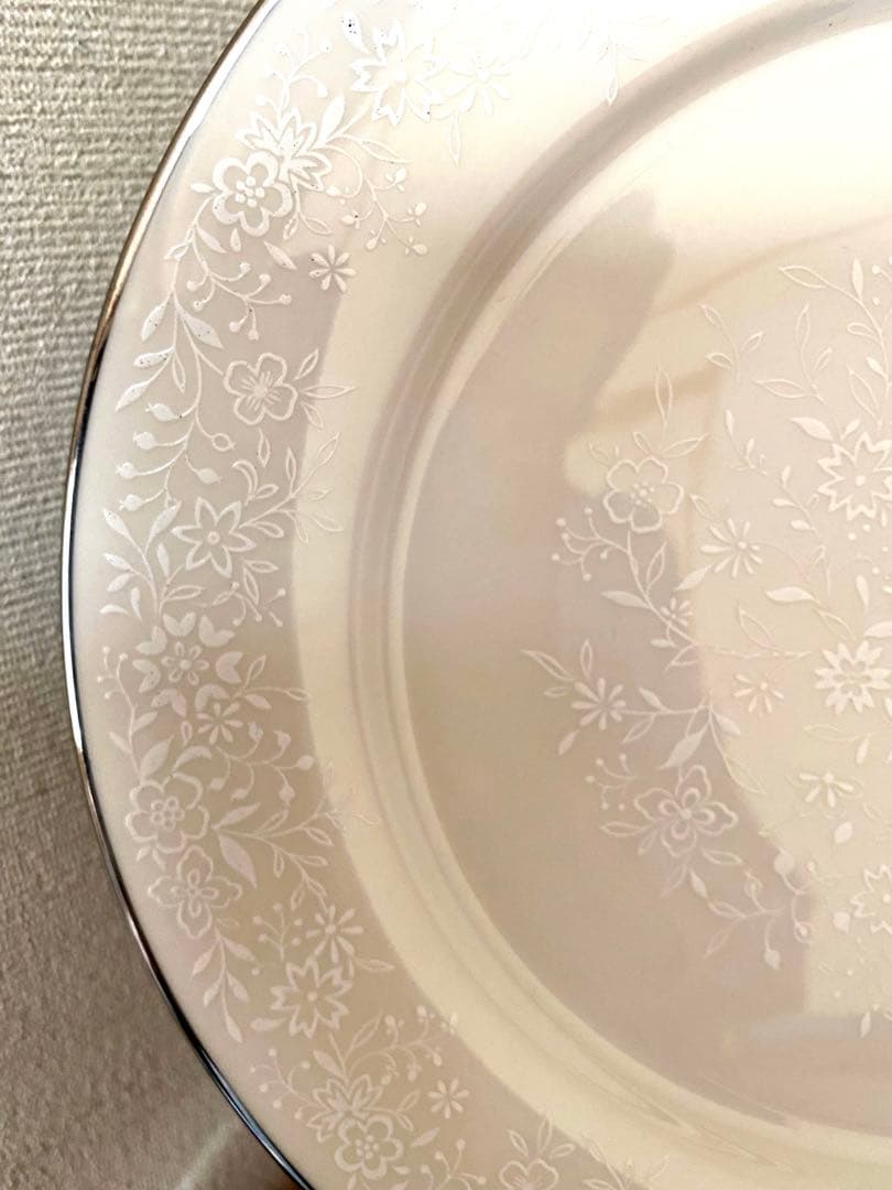 希少❗️ノリタケ　アイボリーチャイナ　AFFECTION 7192 プレート4枚