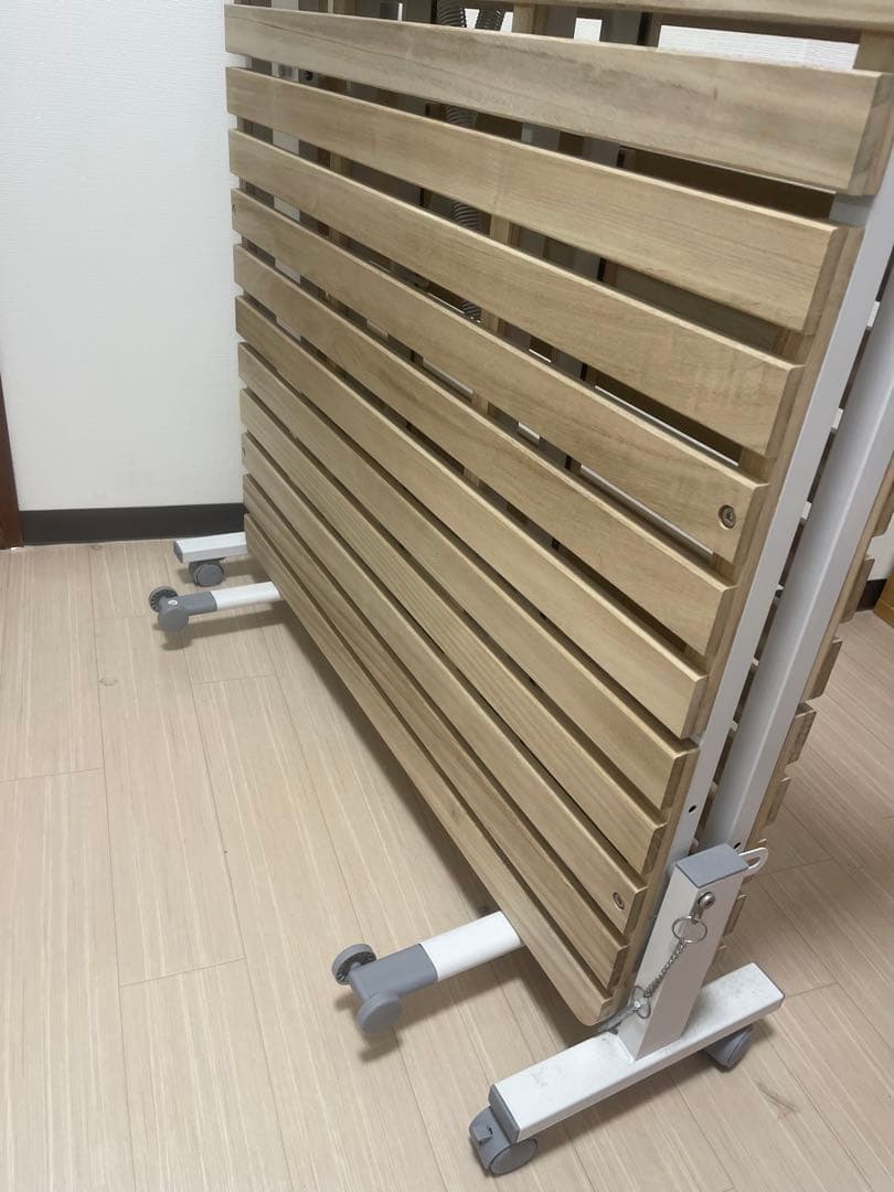 くま ママ　場所を取らず便利！折りたたみベッド シングル 桐無垢材