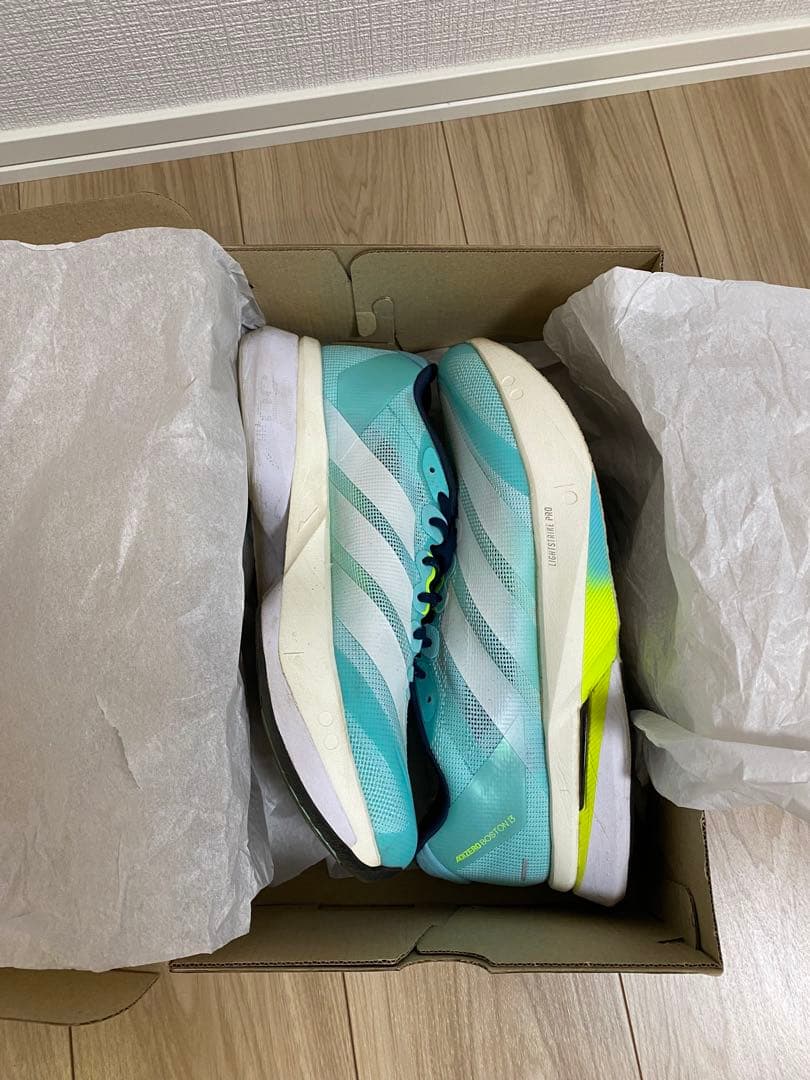 Adizero Boston 13 27.5cm 1度のみ使用　30km