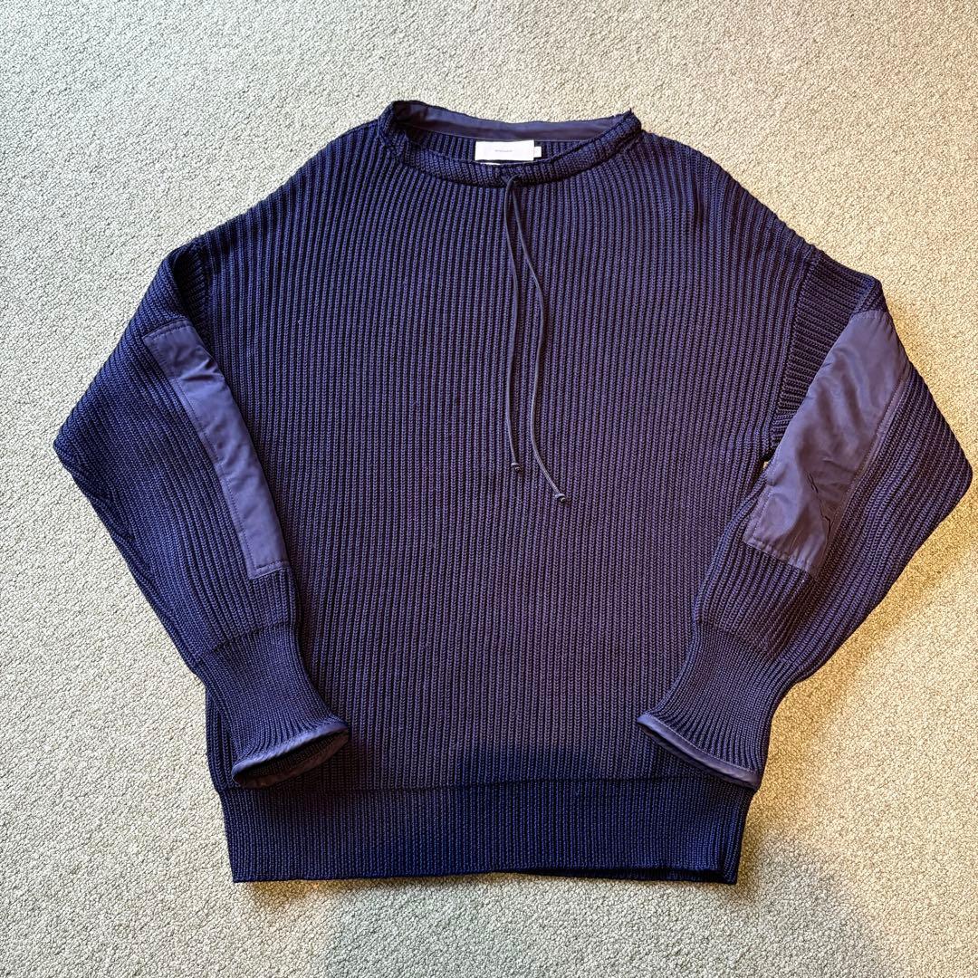 美品　Graphpaper ニット ネイビー　size:1