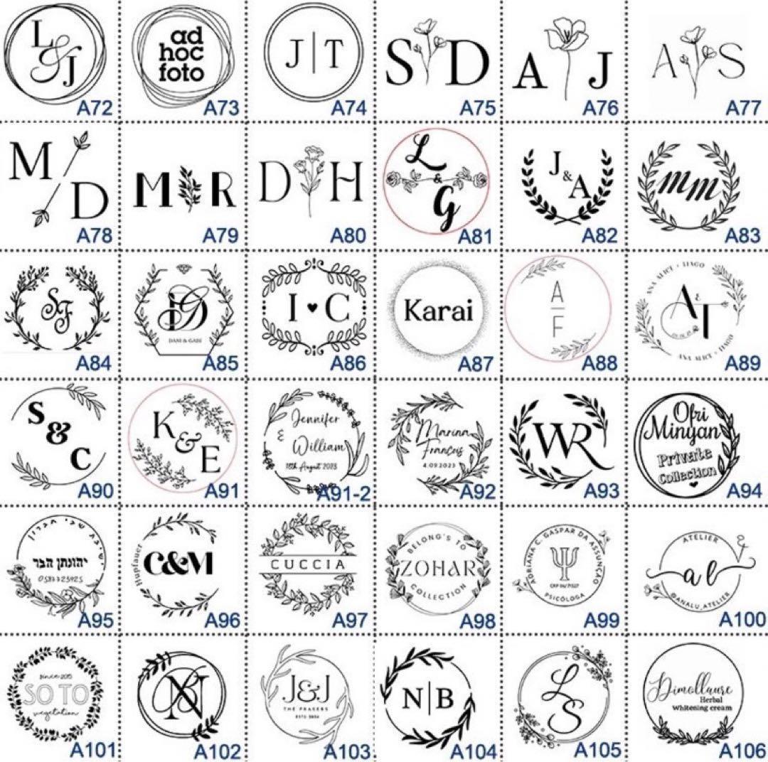 オリジナル エンボッサー　オーダーブライダル 結婚式 招待状　スタンプ