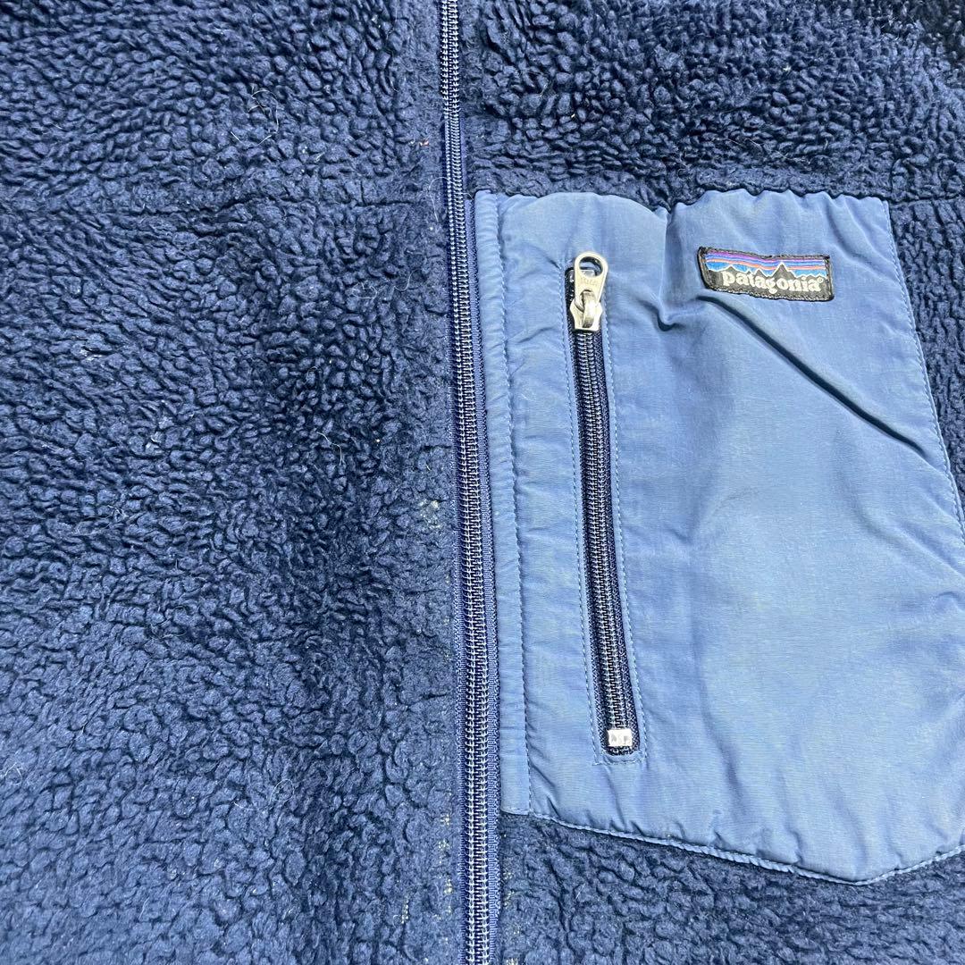 USA製　Patagonia パタゴニア　ネイビー レトロX フリースベスト
