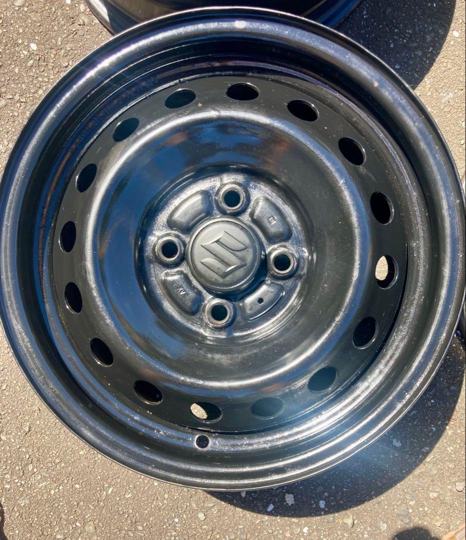 〜12/16まで値引きA ワイドリム 6J 14インチ鉄ホイールA+B合わせ4本