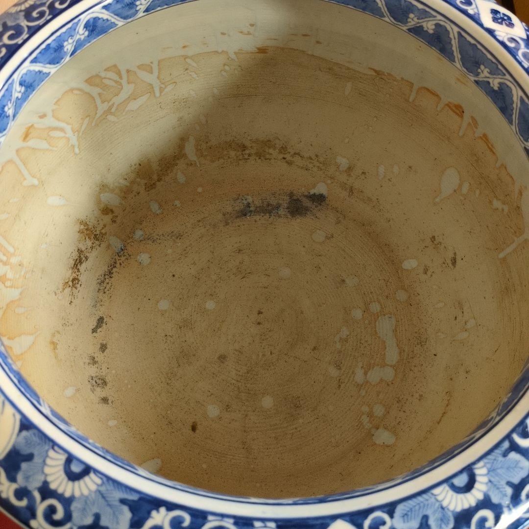 昭和レトロ　有田焼　大型火鉢