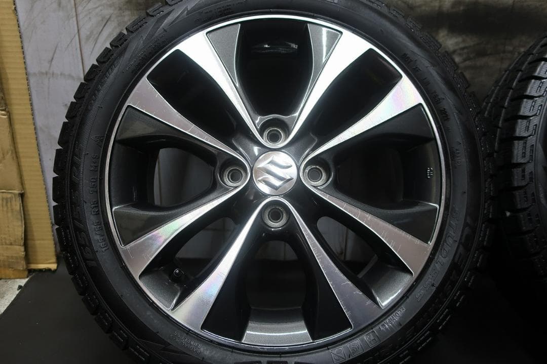 スタッドレス ピレリ 165/55R15 溝有 スズキ ワゴンR スティングレー