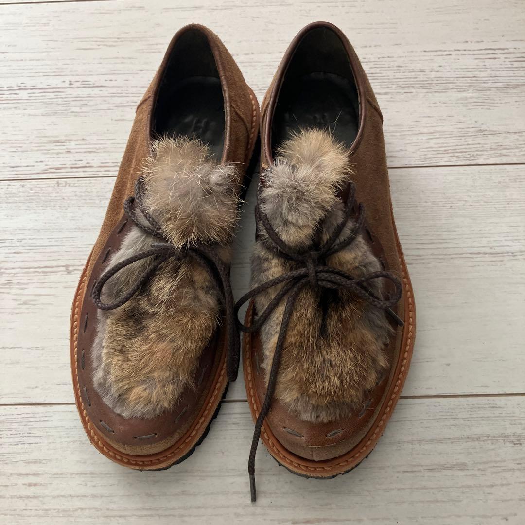 未使用HenderSchemeskmエンダースキーマエスキモーファーシューズ23