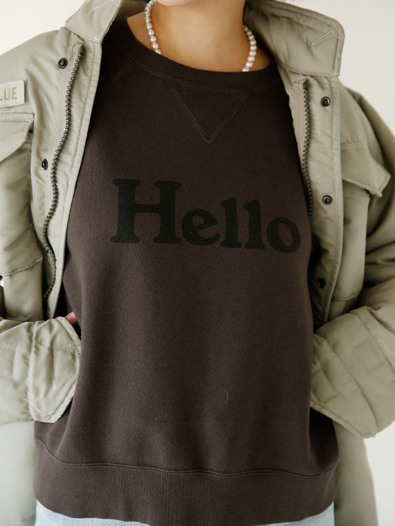 専用MADISON BLUE HELLO SWEAT L/S URAKE