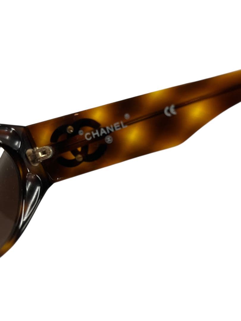 CHANEL べっ甲柄 サイドココマーク サングラス