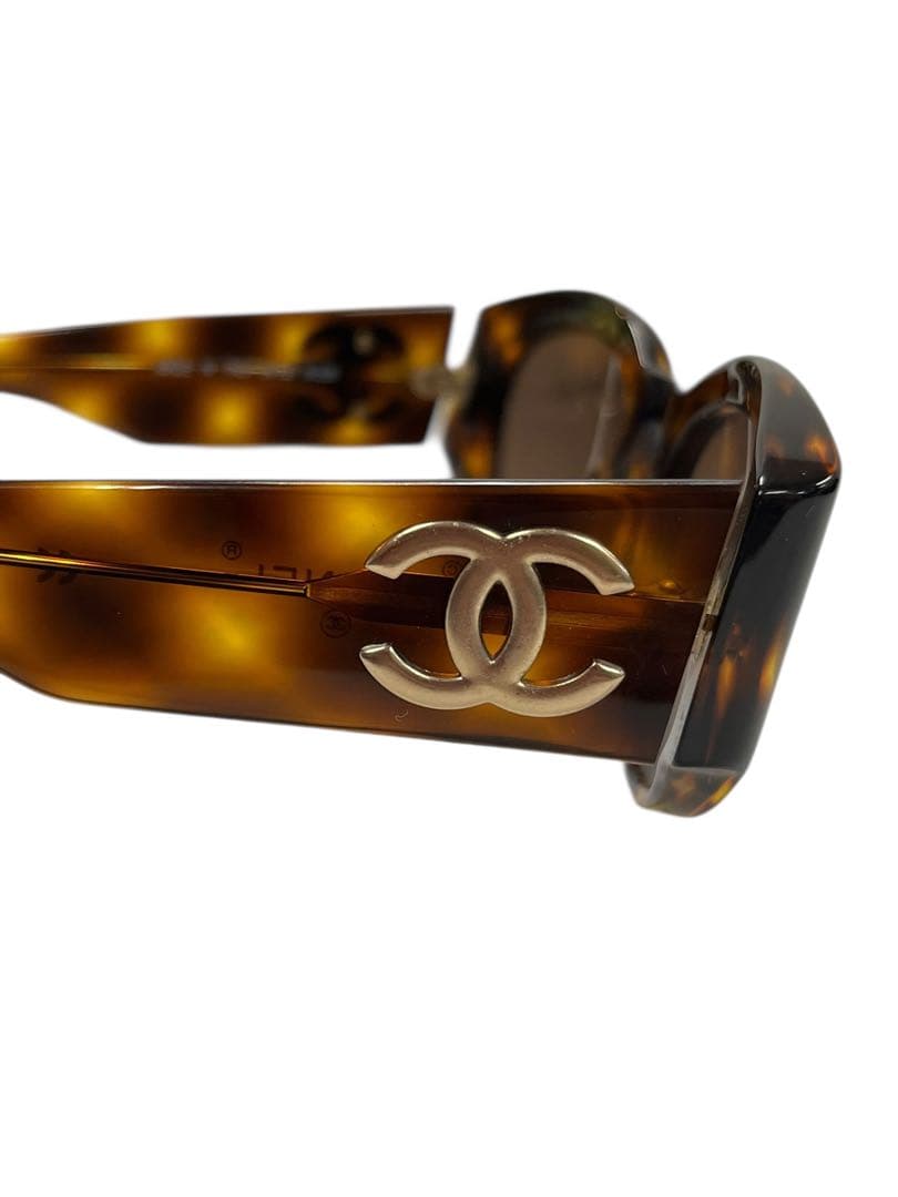 CHANEL べっ甲柄 サイドココマーク サングラス
