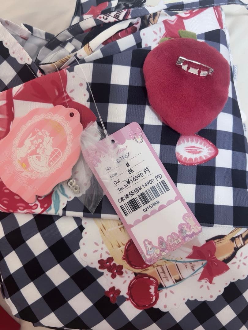 ToAlice トゥアリス いちごギンガムチェック浴衣セット 浴衣ドレス