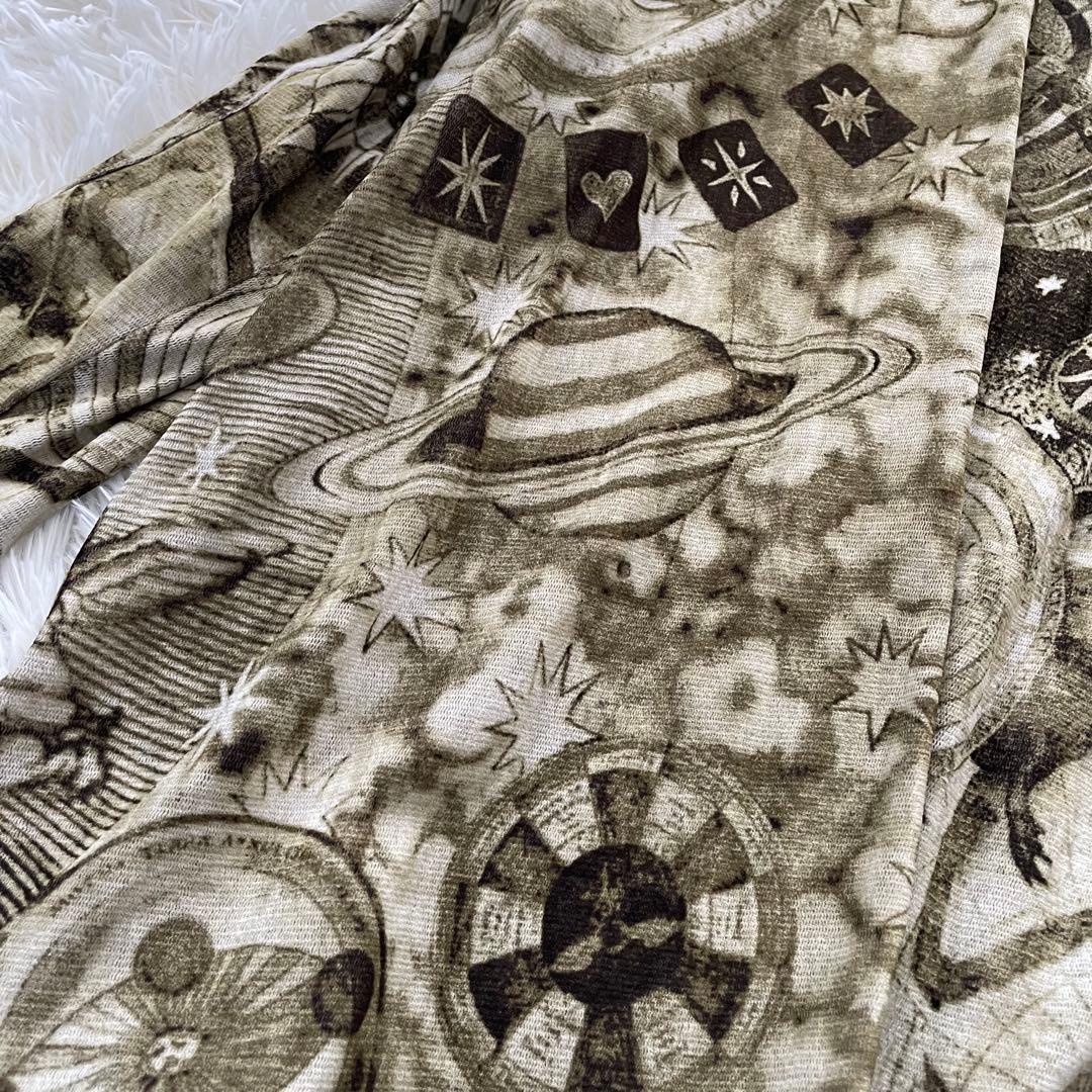 トクコプルミエヴォル 総柄ベロアシャツ M 天使 エンジェル