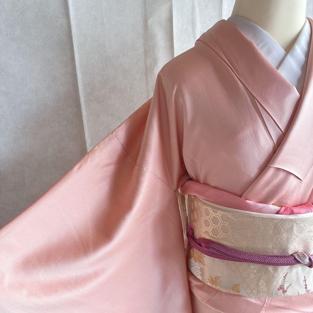 訪問着　フルセット　着物　正絹　やまと誂　入学式　金彩加工　上品な華やか　J10