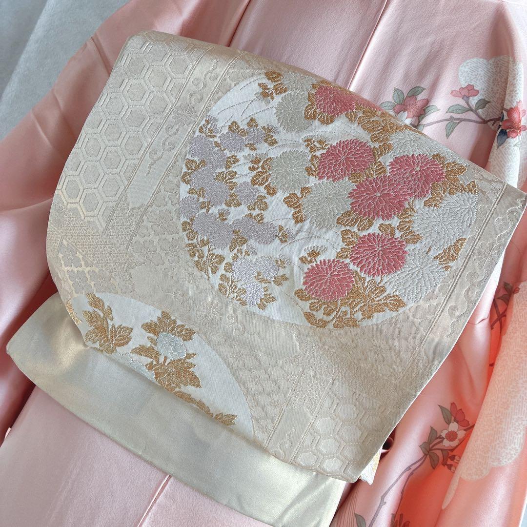 訪問着　フルセット　着物　正絹　やまと誂　入学式　金彩加工　上品な華やか　J10