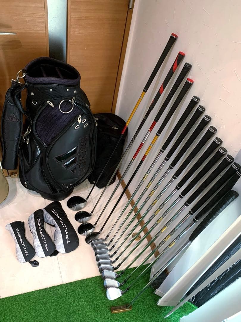 豪華　良品　テーラーメイド　ゴルフクラブ 本格フルセット　アディダス　優しい