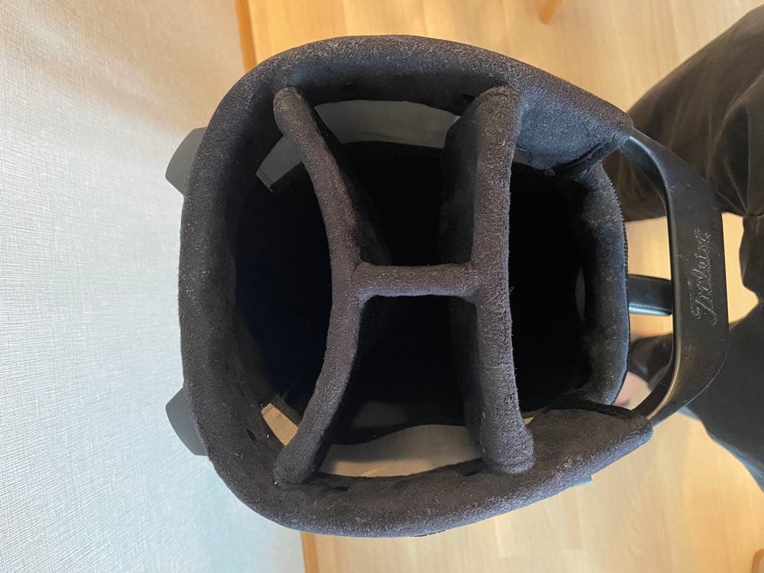 【希少】Titleist キャディバッグ ジェットブラック/レッド　プレミアム