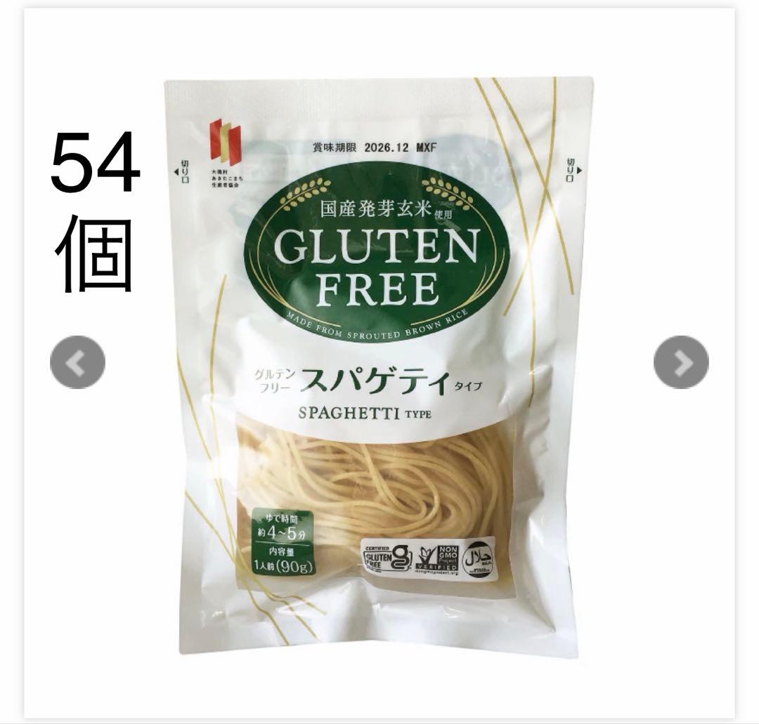 【新品】グルテンフリー スパゲティタイプ90g　国産発芽玄米使用