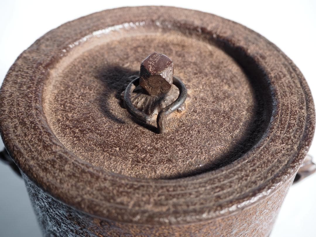 表千家久田宗也12代尋牛斎御書付『雲龍釜』2代門脇喜平造（共箱）