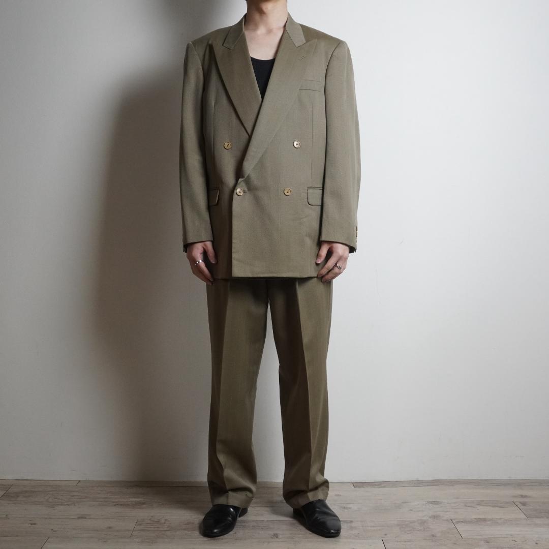 Karl Helmut ストライプ柄ダブルセットアップスーツ/VW173