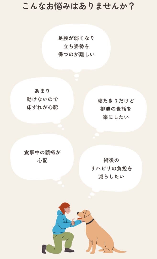 リラクッション　犬用 健康維持サポートクッション