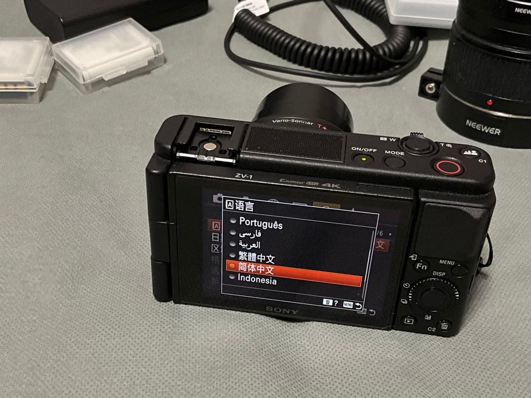 【日本語以外言語対応】ソニー　SONY　ZV-1　VLOGCAM　配信セット