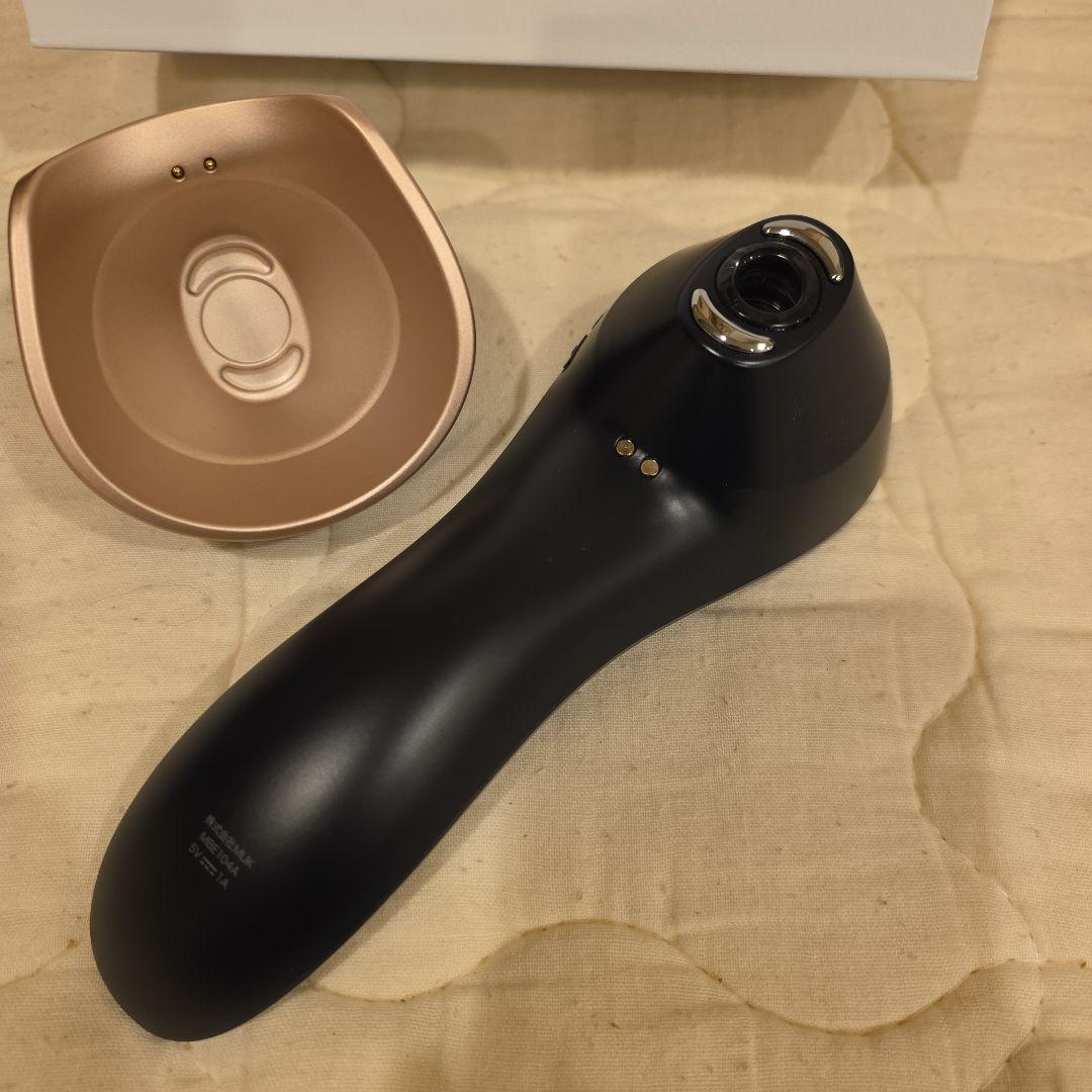 美品 イングレイス プルクォート MBE104A-K (ブラック) 音波美顔器