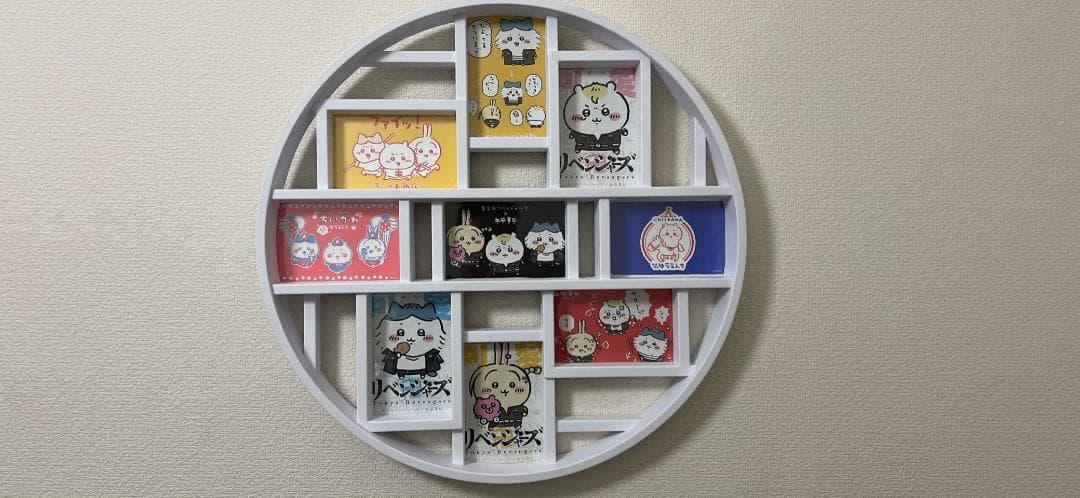 マルチ9面 フォトフレーム ディスプレイ ホワイト 写真