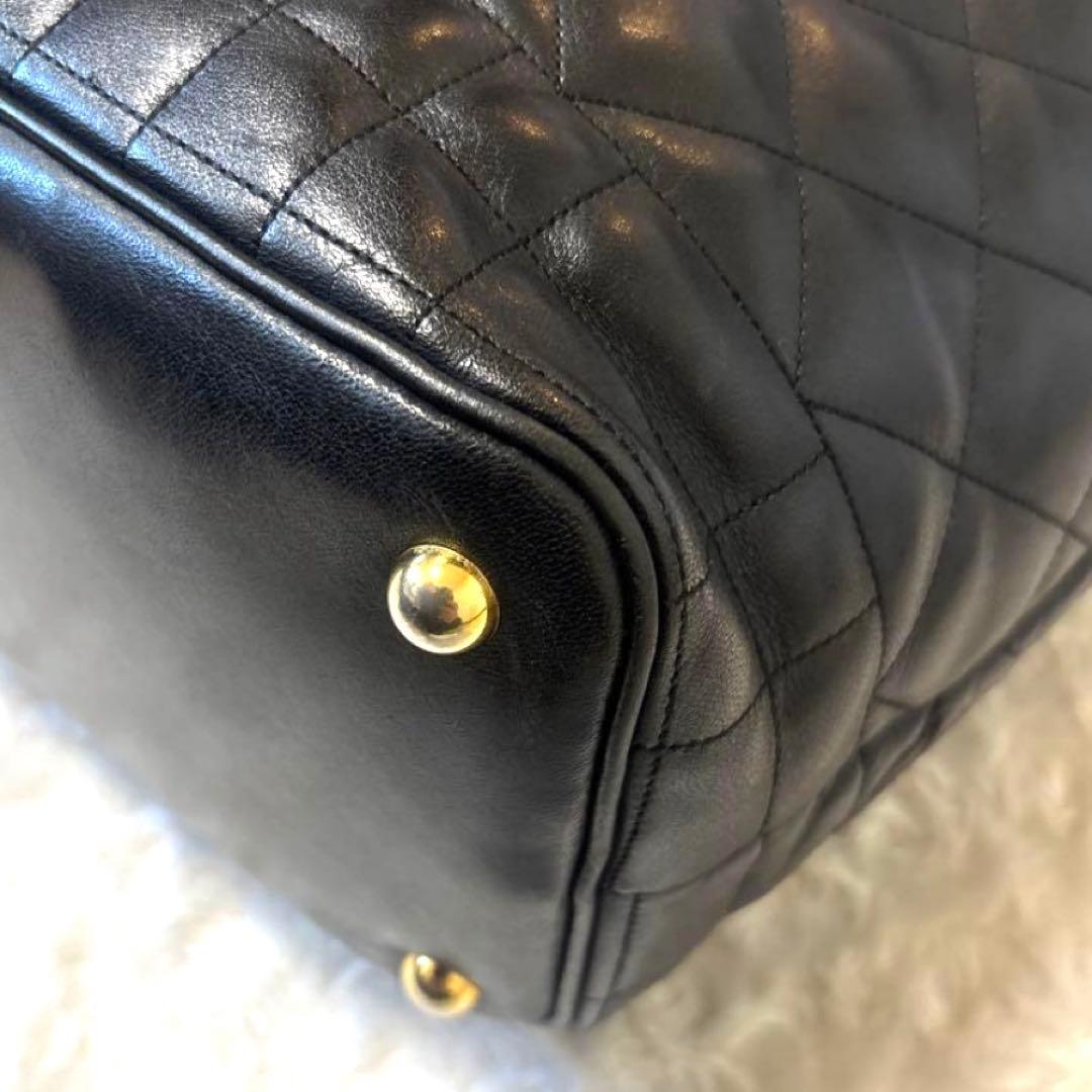 GianniVersace レザー刺繍　ハンドバッグ