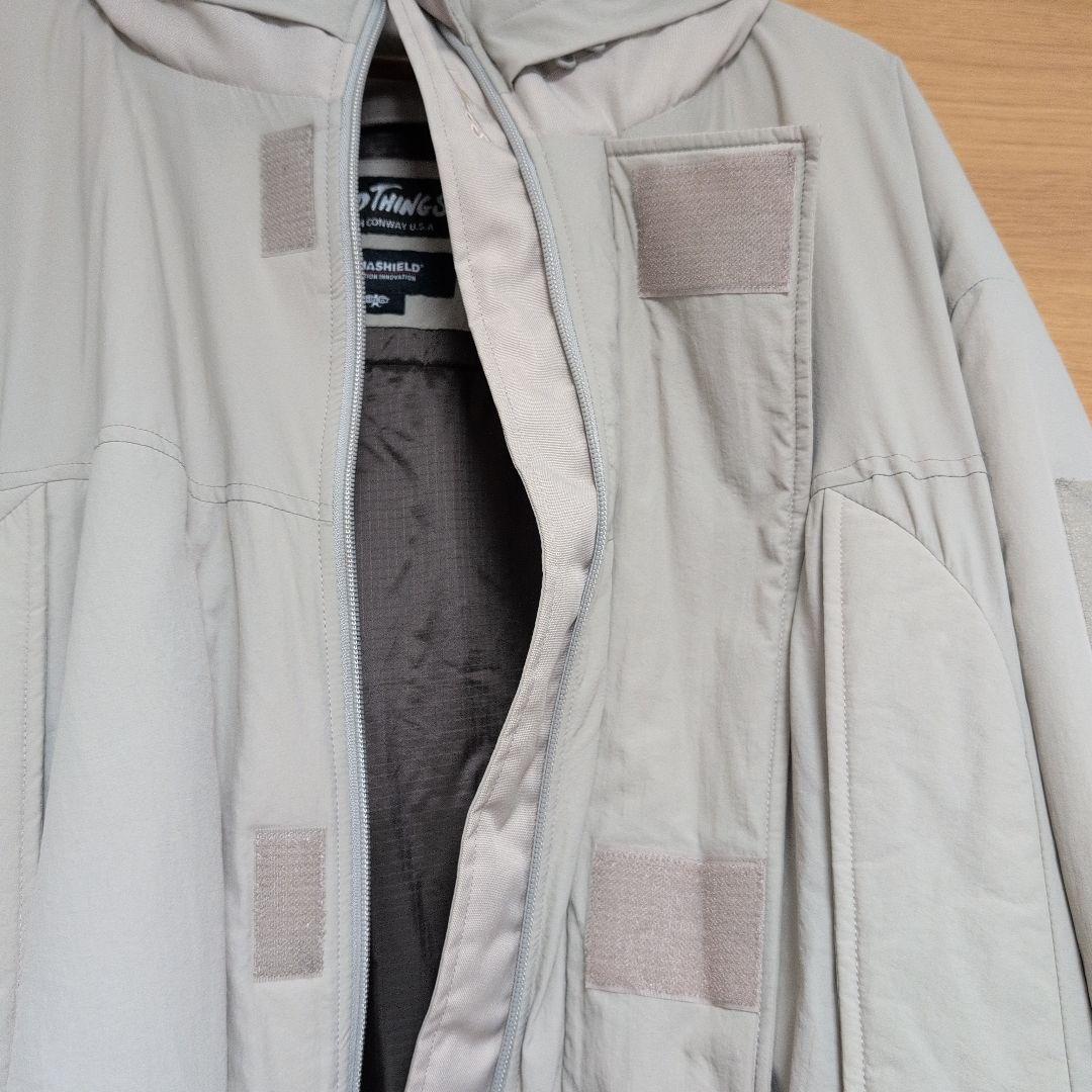 美品　ワイルドシングス　モンスターパーカー　ライトグレー　XL