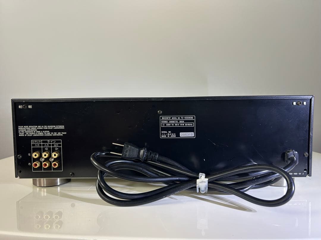 SONY TC-K222ESG カセットデッキ ＊ジャンク
